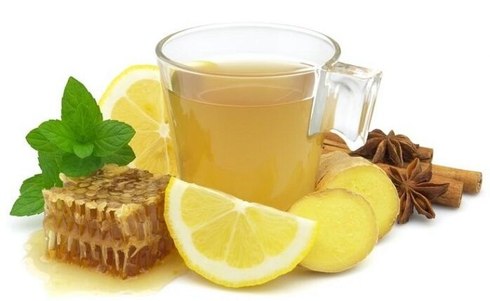 bevanda allo zenzero con limone per il ringiovanimento della pelle