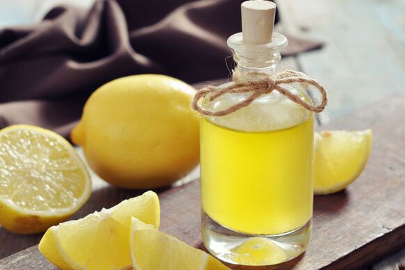 olio di limone per il ringiovanimento della pelle
