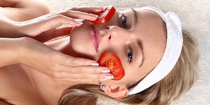 pomodori per il ringiovanimento della pelle